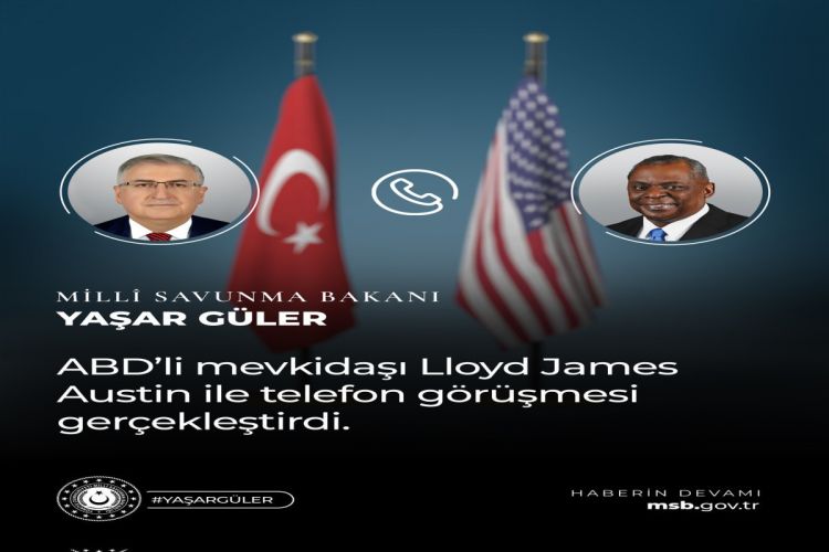 Defense ministers of Türkiye and US had phone talk