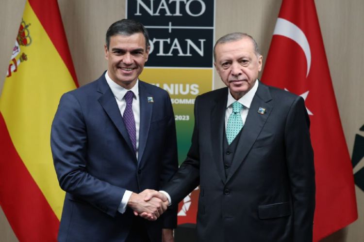 Turkish President Erdogan meets Greek Prime Minister Mitsotakis at NATO summit