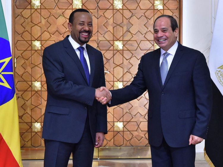 السيسي ورئيس وزراء إثيوبيا يتفقان على الانتهاء من المفاوضات الخاصة بسد النهضة خلال 4 أشهر