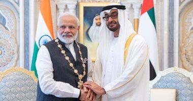 رئيس وزراء الهند يصل الإمارات لبحث العلاقات الثنائية بين البلدين