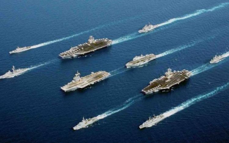 ВМС Южной Кореи, США и Японии отработали действия на случай угрозы нападения КНДР