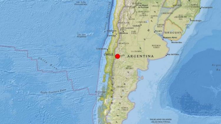 6.6-magnitude quake hits Argentina-Chile border