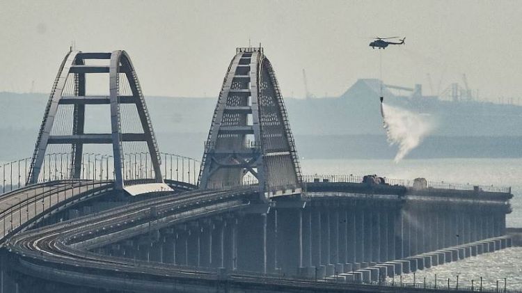 Russia accuses Ukraine of attacking Crimean bridge