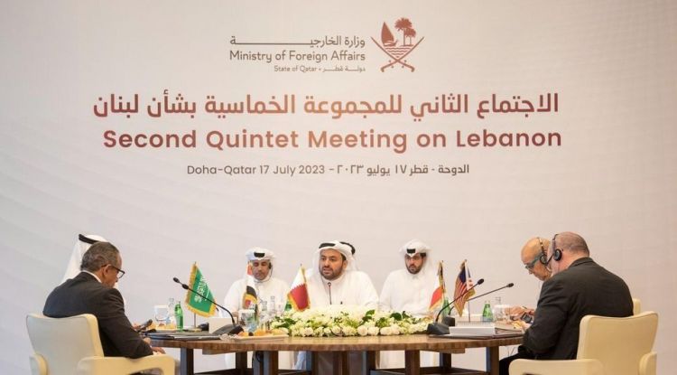 قطر تستضيف الاجتماع الثاني للمجموعة الخماسية بشأن لبنان