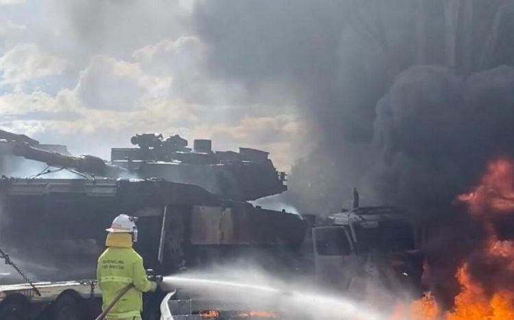 В Австралии шесть человек пострадали при аварии с участием американского танка Abrams