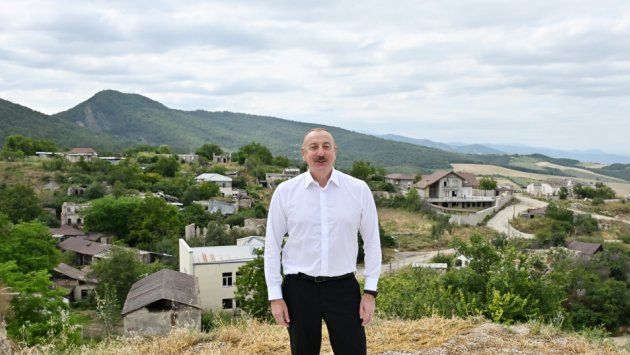 President Ilham Aliyev visits Shusha district