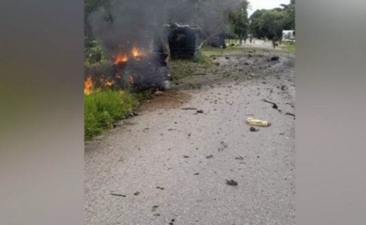Военный КПП в Колумбии атаковали заминированным автомобилем