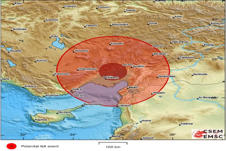 Earthquake of magnitude 5.5 strikes Central Türkiye– EMSC