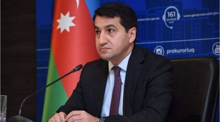 Hikmat Hajiyev: Armenia should stop its territorial claims against Azerbaijan, instead of bringing trucks as a matter of show to Lachin checkpoint