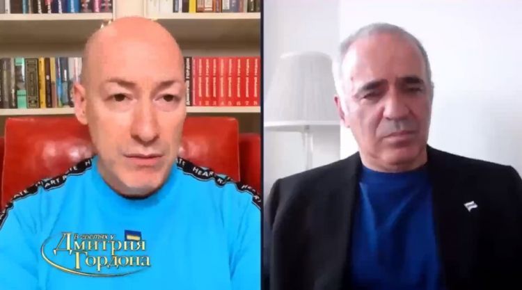 "Если Украина помирится с Россией, то мы будем дружно жить азербайджанцами" Гари Каспаров