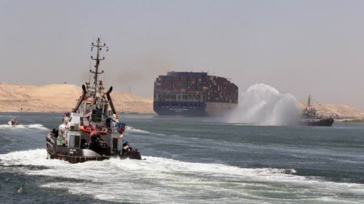 Tugboat sinks in Suez Canal after collision with LPG tanker