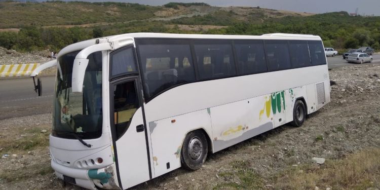 DİN: Muğanlı-İsmayıllı yolunda qəza törədən avtobusun sürücüsü qeyri-rəsmi tur həyata keçirib