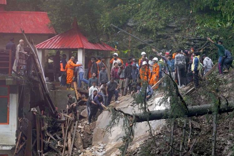 Over 50 killed in Indian Himalayas as rain triggers landslides