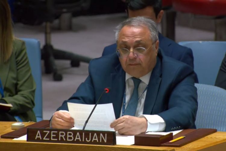 Yashar Aliyev: Armenia`s appeal to the Security Council is a part of the campaign to mislead the international community