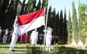 Flag raised on occasion of Independence Day at Embassy of Indonesia in Azerbaijan