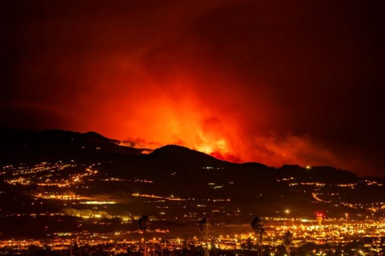 Thousands evacuated as fires rage in Tenerife in Spain’s Canary Islands
