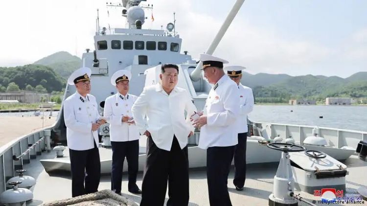 Kim Jong Un surveys cruise missile tests