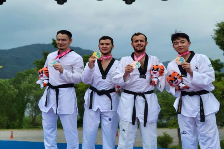 Azerbaijani para-taekwondo fighter won bronze medal in South Korea