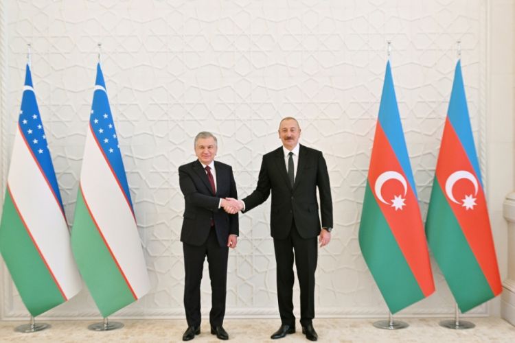 Presidents of Azerbaijan and Uzbekistan viewed master plan of Fuzuli