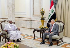 الرئيس العراقي والأمين العام لمنظمة التعاون الإسلامي يبحثان القضايا الإقليمية والدولية