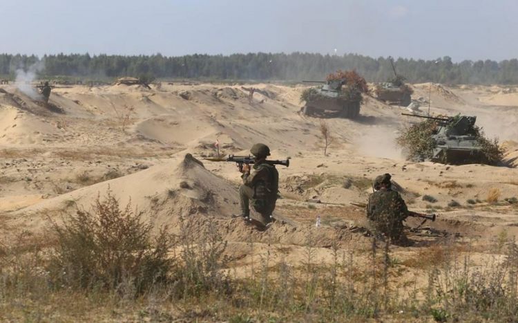 Учения ОДКБ с применением авиации и артиллерии начались в 4 км от границы Польши