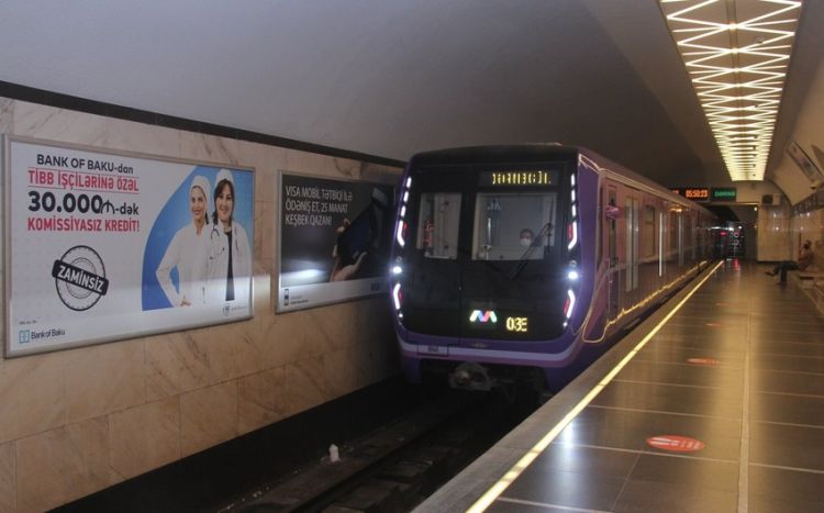 В августе Бакинский метрополитен обслужил 14,3 млн пассажиров